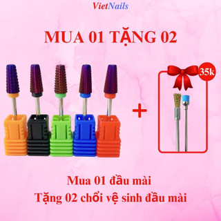 Đầu mài đa năng 5in1 chất liệu titanium chịu nhiệt tốt - đầu mài 5in1 màu purple