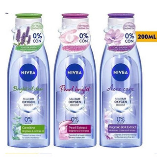 Tẩy trang NIVEA Pearl White Micellar Water Nước tẩy trang không cồn 200ml/400ml