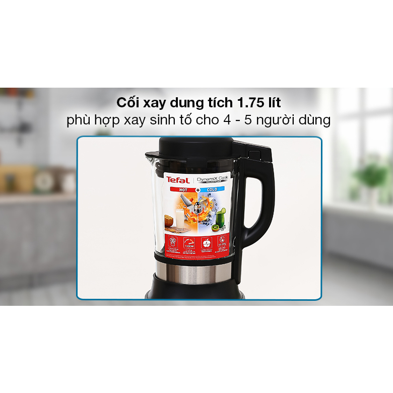 Máy Làm Sữa Hạt Đa Năng Xay Sinh Tố Tefal BL967B66- Hàng Chính Hãng, Bảo Hành Toàn Quốc