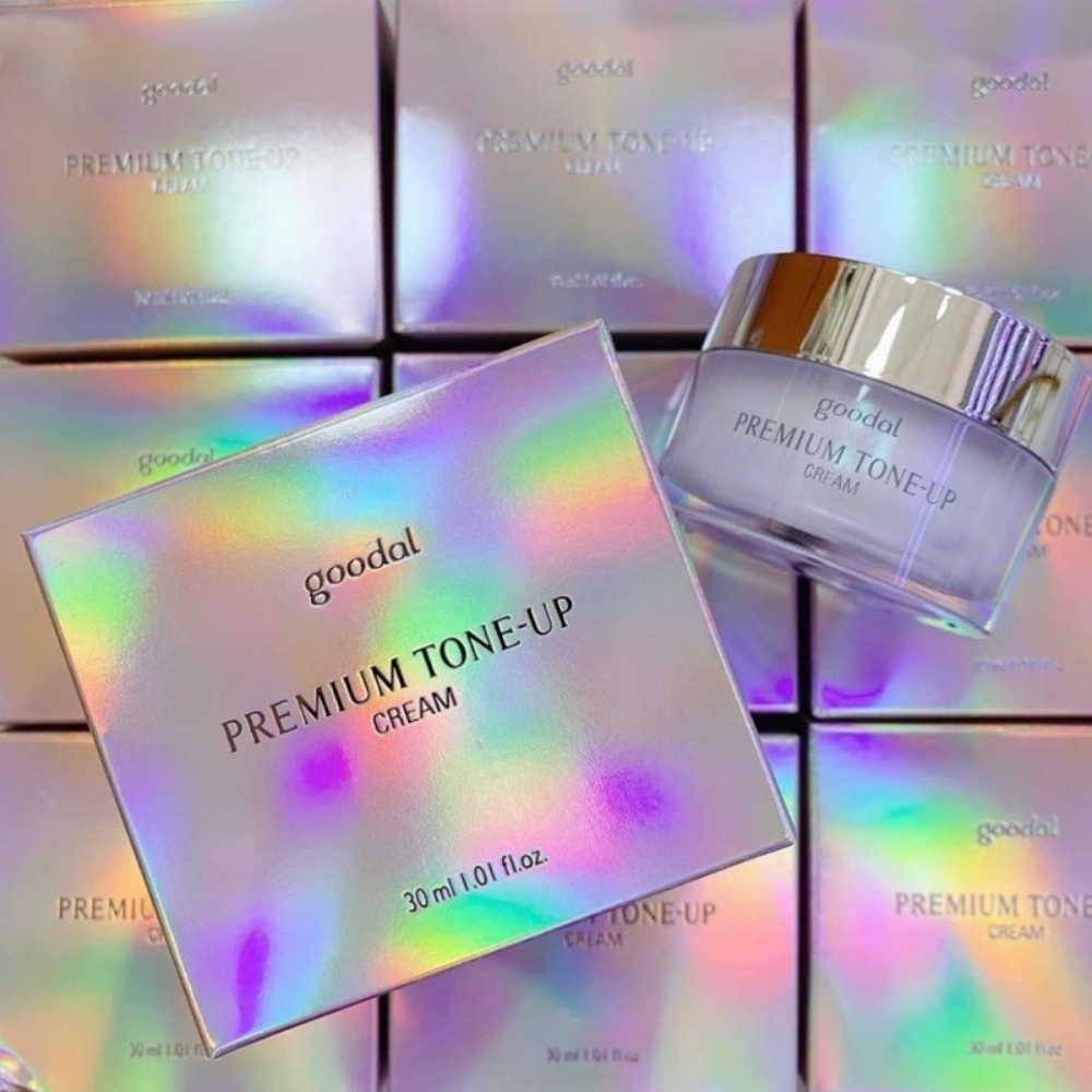 Kem dưỡng trắng da nâng tone Ốc Sên Goodal Premium Snail Tone-Up Cream Hàn Quốc 30ml giảm nếp nhăn Fuhocometics
