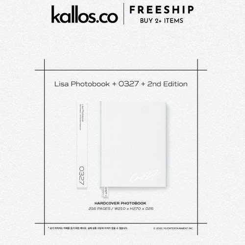 Album Ảnh Lisa Photobook  VOL 2, 3, 4, Lalisa Photobook Special Edition Kpop - Kallos Vietnam