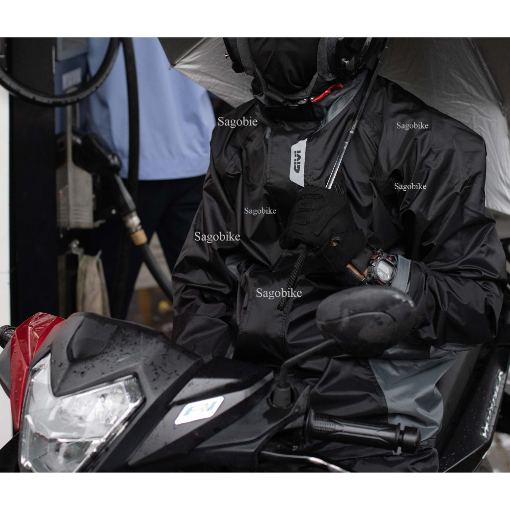 Áo mưa bộ Givi RRS07, áo mưa chống thấm givi