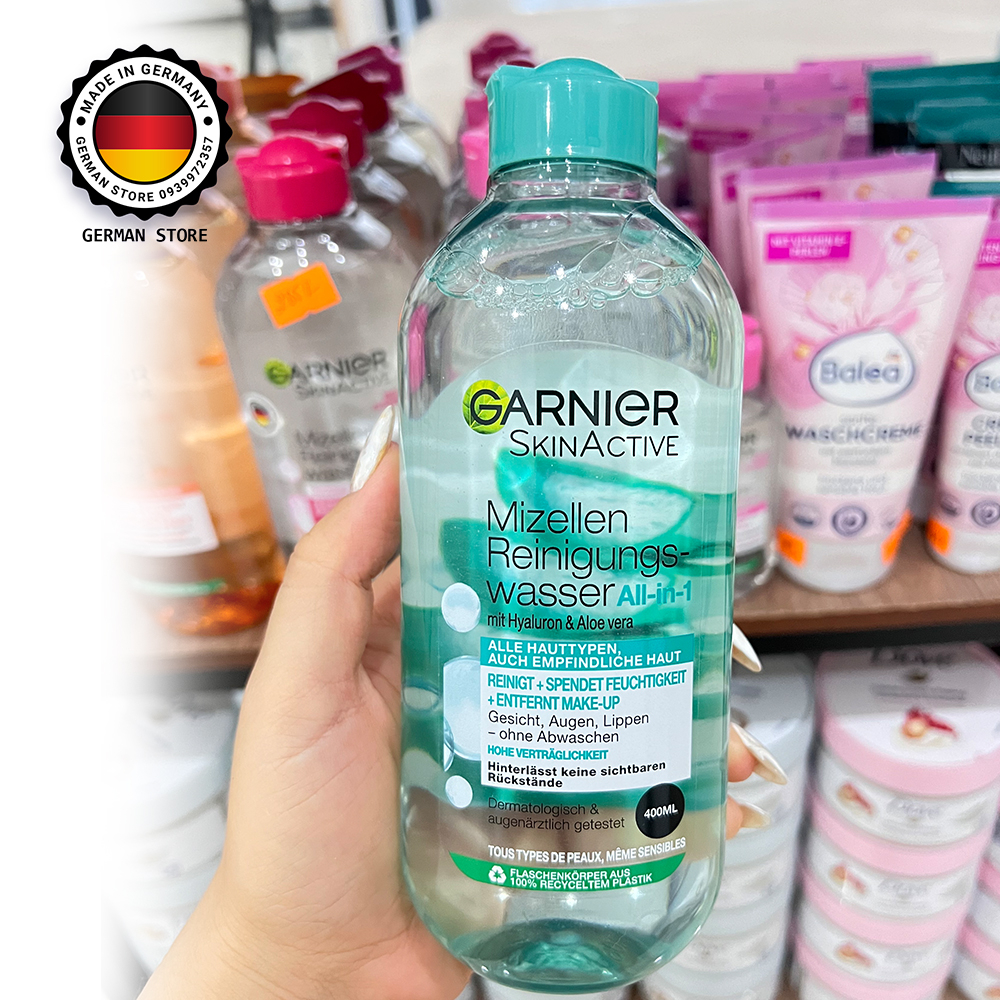 NƯỚC TẨY TRANG GARNIER 🇩🇪 Mizellen Reinigungswasser All in 1 , 400 ml