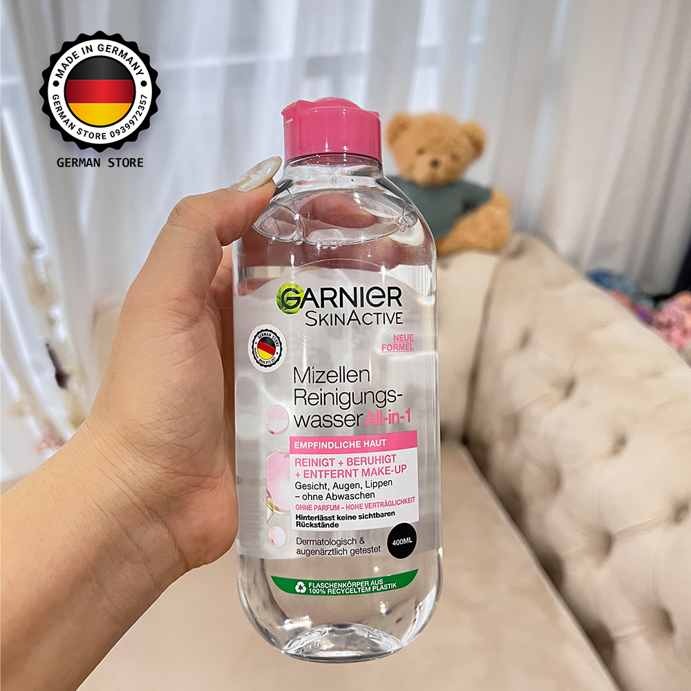 NƯỚC TẨY TRANG GARNIER 🇩🇪 Mizellen Reinigungswasser All in 1 , 400 ml