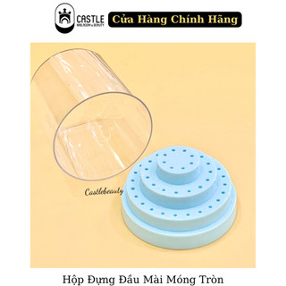 Hộp đựng đầu mài móng tròn