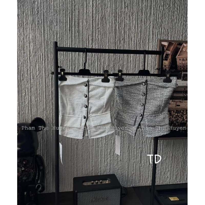 Áo quây khuy chữ x hàng QC