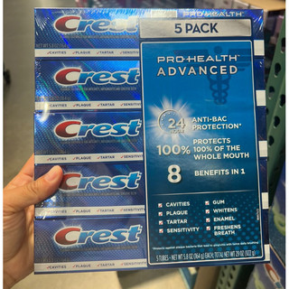 Kem đánh răng crest pro health advanced 164 gram tuýp kdr pro mỹ
