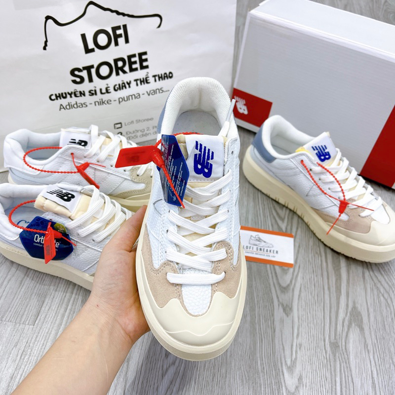 Giày thể thao xám trắng mới , giày độn các màu đế cao