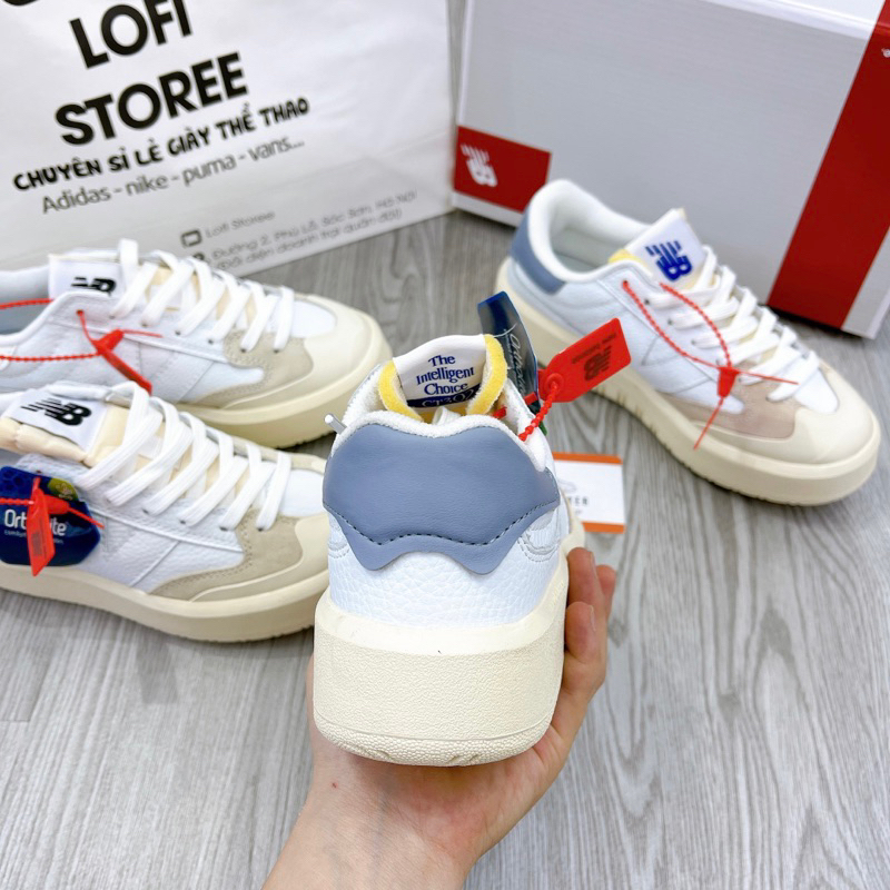 Giày thể thao xám trắng mới , giày độn các màu đế cao