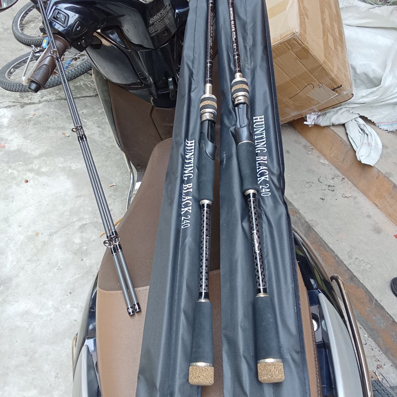 Cần Câu máy Hunting Black 2 Ngọn H/MH Siêu khoẻ