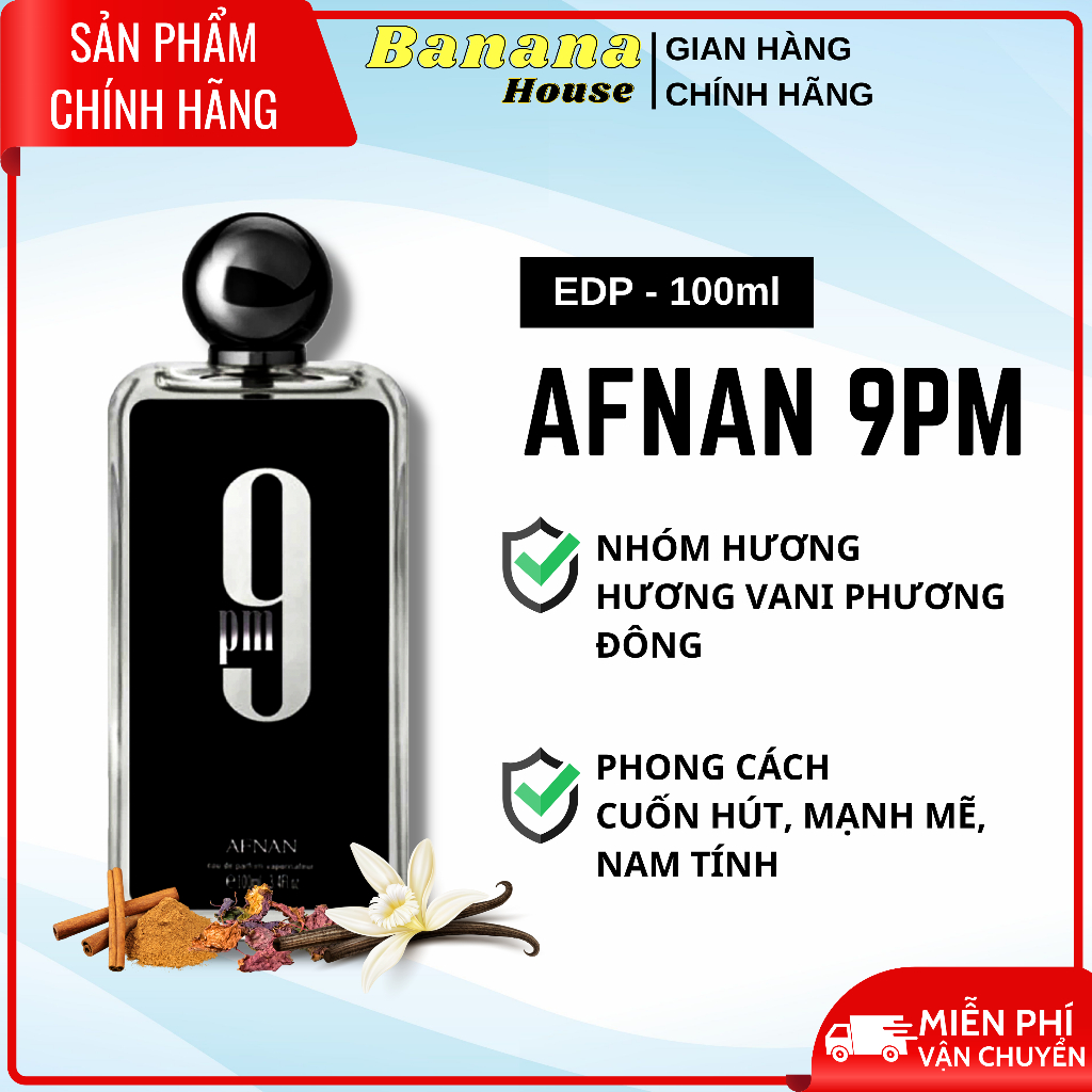 Nước Hoa Nam Thơm Lâu Chính Hãng 9PM EDP 100ml Chàng Badboy Chính Hiệu