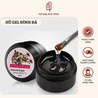 Gel đính đá nail chính hãng 8ml siêu chắc - gel gắn đá chuyên dụng cho dân làm móng (hũ 8ml)