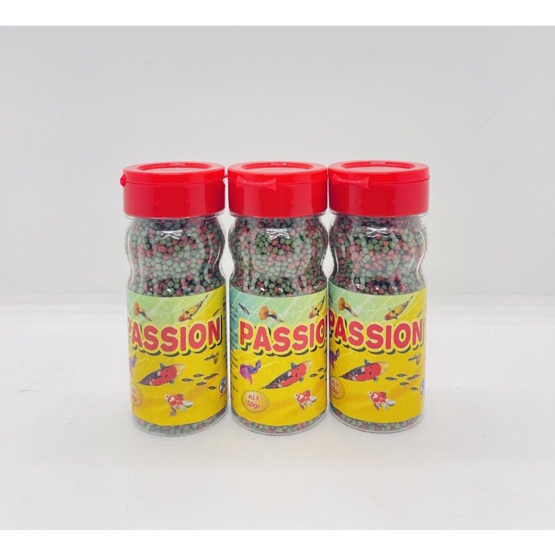 THỨC ĂN CÁ CẢNH, CÁM CÁ CẢNH PASSION - Lọ 50gr