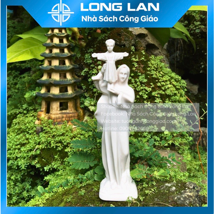 TƯỢNG MẸ BÃI DÂU 17CM XỨ- QUÀ TẶNG CÔNG GIÁO