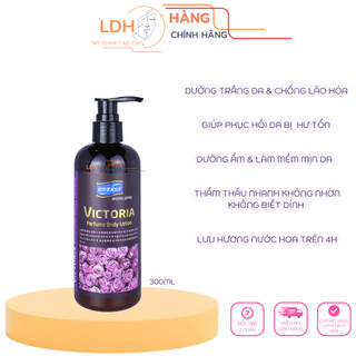 Sữa dưỡng thể body lotion dưỡng ẩm trắng da hương nước hoa Victoria Riversa 300ML