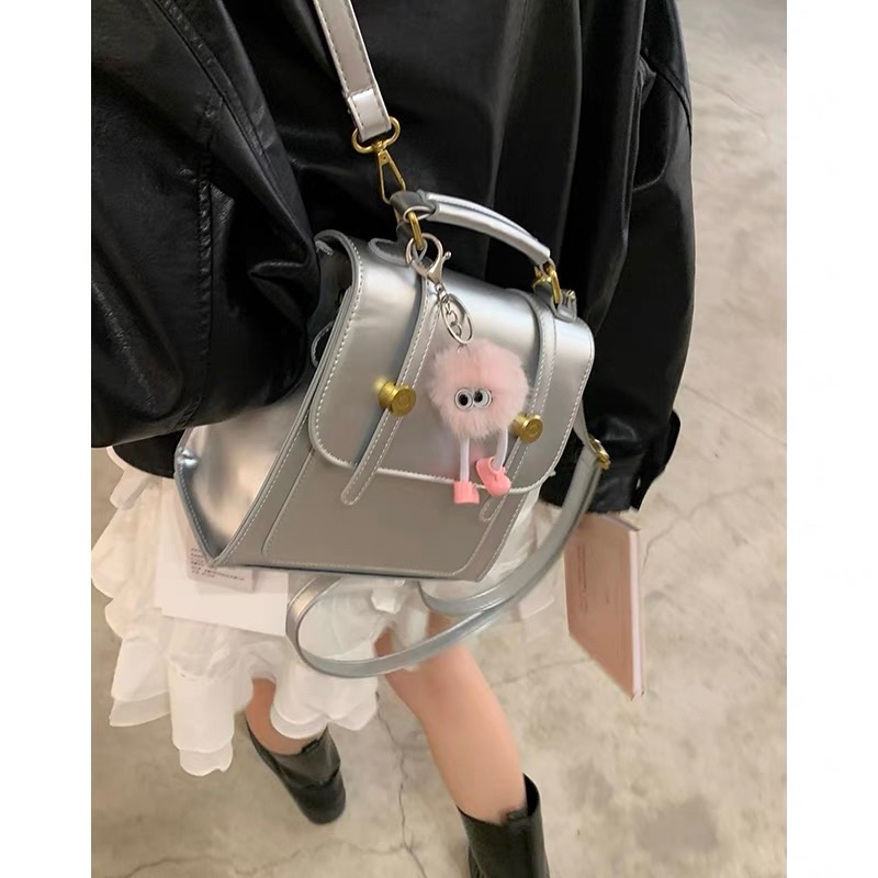 Balo mini nhũ bạc màu chống thấm