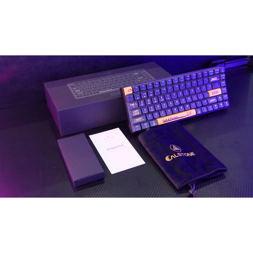 Bàn phím cơ không dây bluetooth Calstone Roadster F84 Gateron Switches Full Key HotSwap