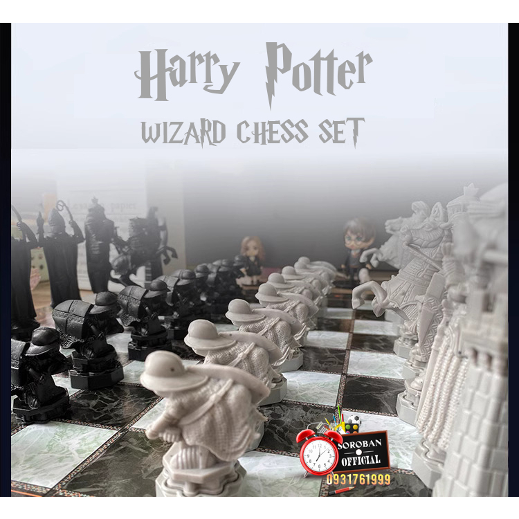 Cờ vua Harry Potter phiên bản giới hạn - Đồ chơi thẻ bài boardgame nhập vai Harry Potter trí tuệ siêu phàm