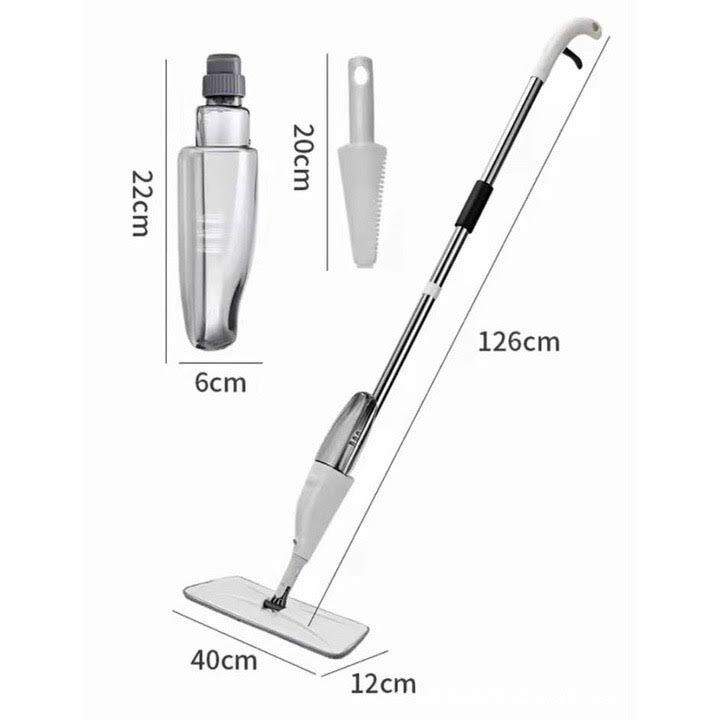 Chổi Lau Nhà Phun Sương Xoay 360 Độ - Cây Lau Nhà Phun Sương Đa Năng 3 Trong 1 cao cấp 2023