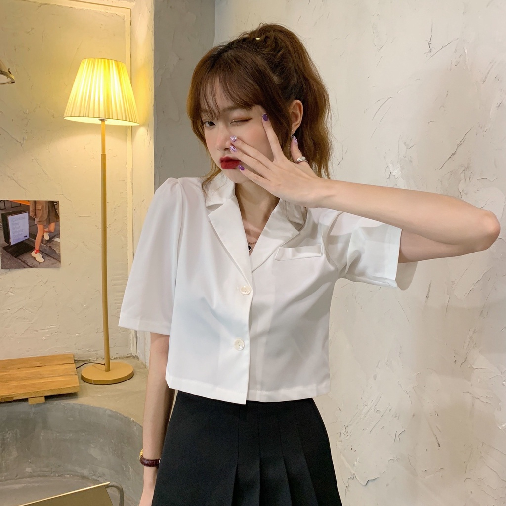 Áo Khoác Mỏng Ngắn Tay Dáng Rộng Thời Trang Mùa Hè Cho Nữ