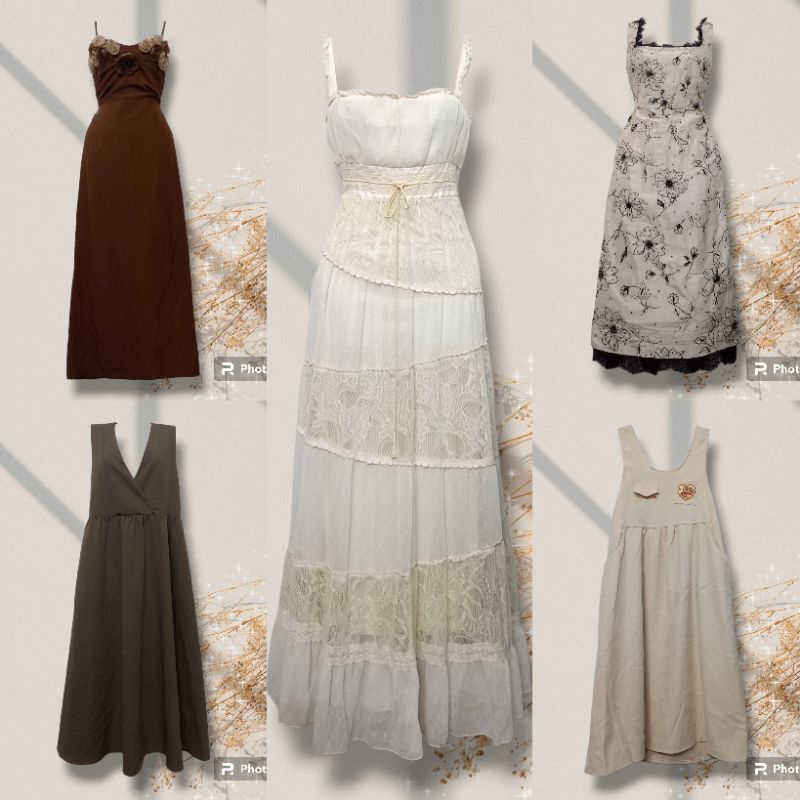 Đầm 2hand, đầm si 145 166 (Ins:catchy_2hand/ catchy._.thrift)