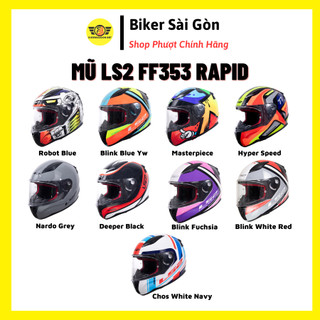 MŨ BẢO HIỂM FULLFACE LS2 FF353 RAPID MÀU MỚI 2023 - Biker Sài Gòn