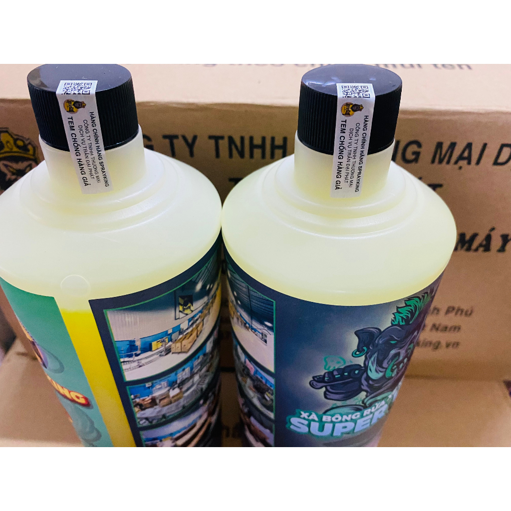 Nước rửa xe bọt tuyết không chạm SPRAYKING SUPER WASH 1 Lít, rửa xe siêu sạch, siêu sáng bóng