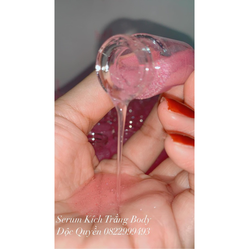 CHAI TINH CHẤT SERUM KIM CƯƠNG HỒNG LÀM TRẮNG DA BODY 10ML