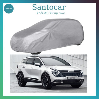 Bạt phủ xe ô tô Kia Sportage , bạt trùm xe Sportage , bạt che nắng xe ô tô vải dù - Santocar