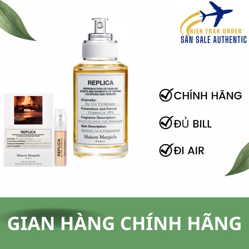 Vial nước hoa Replica By the Fireplace chính hãng