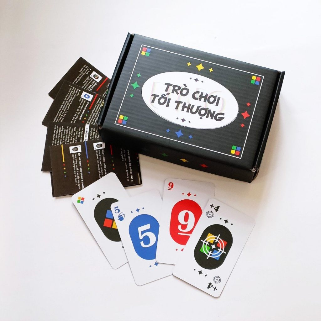 Bộ bài TRÒ CHƠI TỐI THƯỢNG gồm 174 lá, bộ bài ĐẦY ĐỦ NHẤT chơi siêu lầy lội cùng bạn bè gia đình.