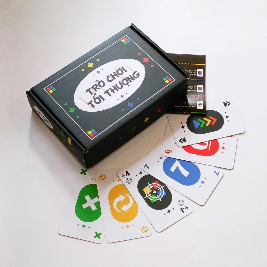 Bộ bài TRÒ CHƠI TỐI THƯỢNG gồm 174 lá, bộ bài ĐẦY ĐỦ NHẤT chơi siêu lầy lội cùng bạn bè gia đình.