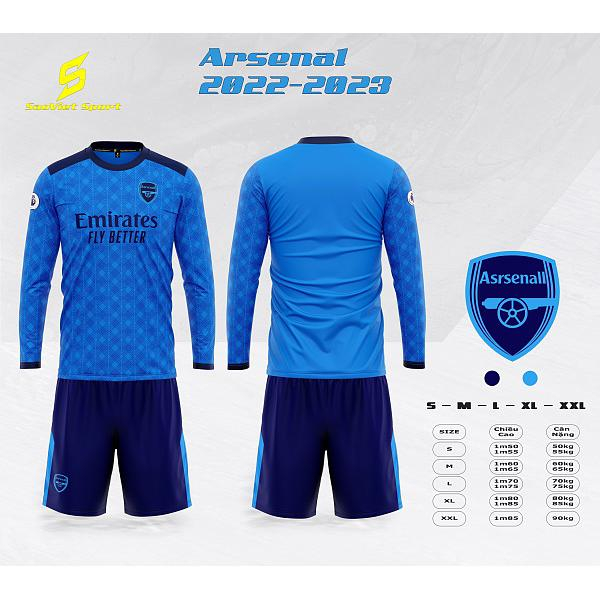 Quần áo bóng đá tay dài nhiều mẫu 2023-2024