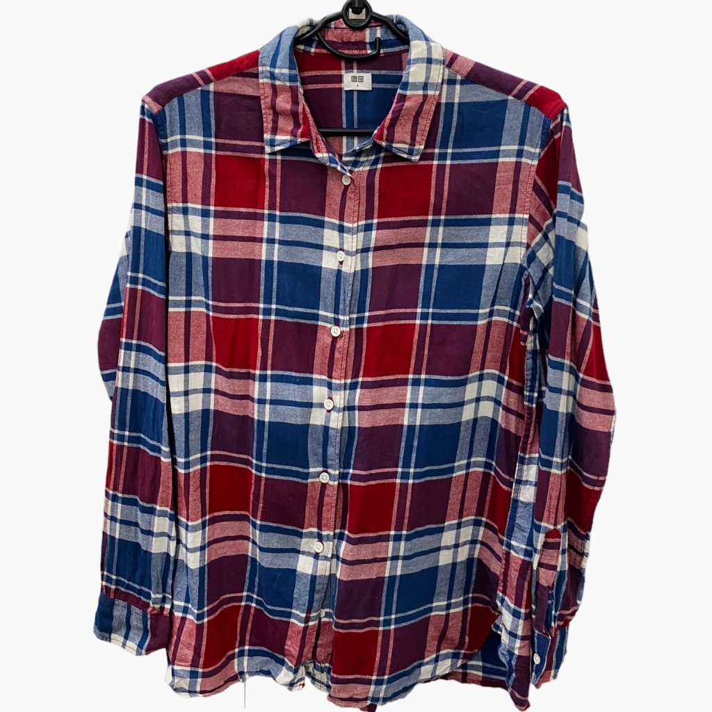 Áo Sơ Mi Sọc Fannel Nhật 2Hand, Áo Tay Dài Secondhand Unisex Nam Nữ Chất Xịn