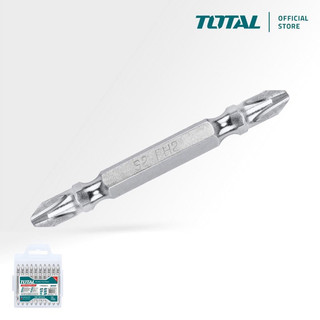 (KKT) Hộp 10 Mũi bắt vít PH2 có 2 đầu TOTAL TAC16PH233