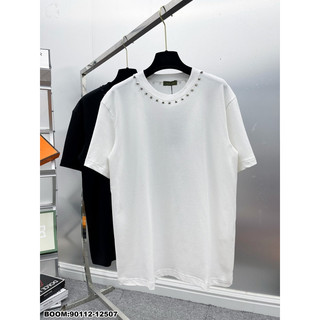Áo Thun Cotton Đính Đá  Cao Cấp Phong Cách