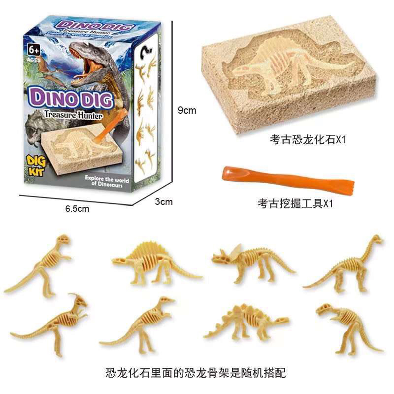 Đồ chơi hoá thạch xương khủng long giải trí cho trẻ