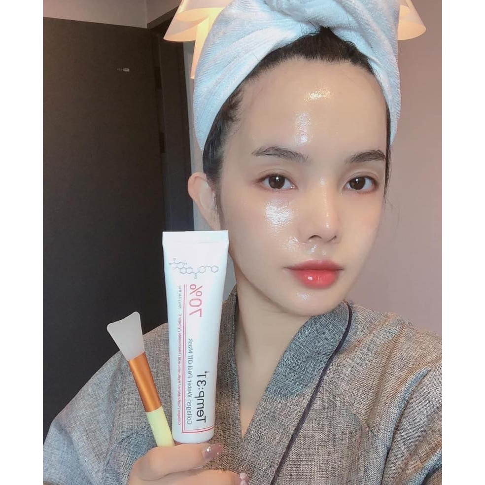Peel da, nạ collagen water peel of mask TEMP:31 chứa 70% COLLAGEN THỦY PHÂN