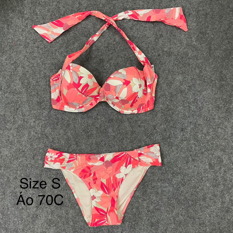 Bikini Hai Mảnh Nâng Ngực Sẵn Mút Ngực Hàng Xuất