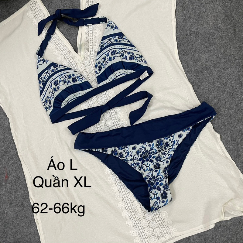 Bikini Hai Mảnh Nâng Ngực Sẵn Mút Ngực Hàng Xuất