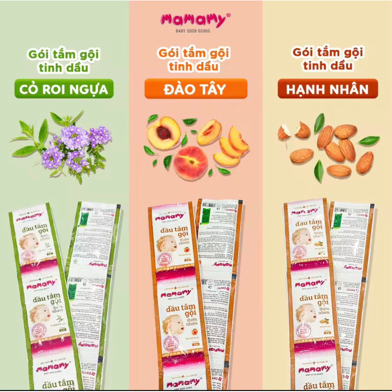 Túi bọt tắm gội Mamamy 200ml