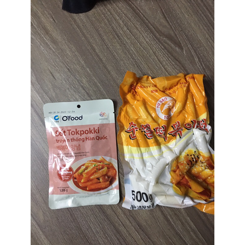 Combo bánh gạo hoàn chỉnh 500g bánh kèm sốt pha sẵn ofood