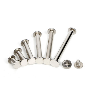 Bịch 100 Bộ Ốc vặn / Đinh Vít Đường Kính 5mm Chuyên Dụng Cho Dây Nịt, Album, Menu