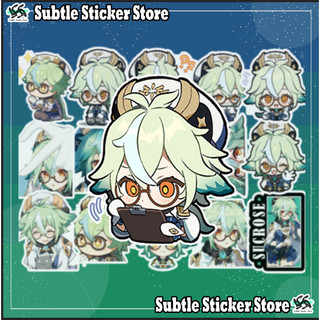 - Set 10/15 Sticker Sucrose game Genshin Impact hình dán chibi trang trí vali, laptop... siêu đẹp