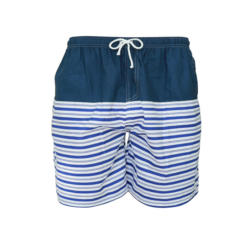 Quần sọt nam, quần đùi nam sọc ngang Hometex