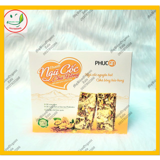 Thanh Cơm Lứt Ngũ Cốc Chà Bông Phúc An, Tốt Cho Người Ăn Kiêng, Giảm Cân - ( Hộp 5 thanh bánh- 110gr)