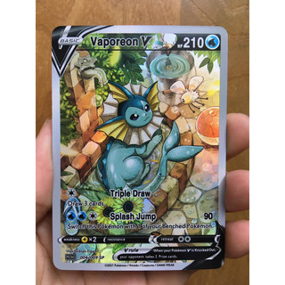 (Rain15) Thẻ Custom Pokemon set Eevee evolution