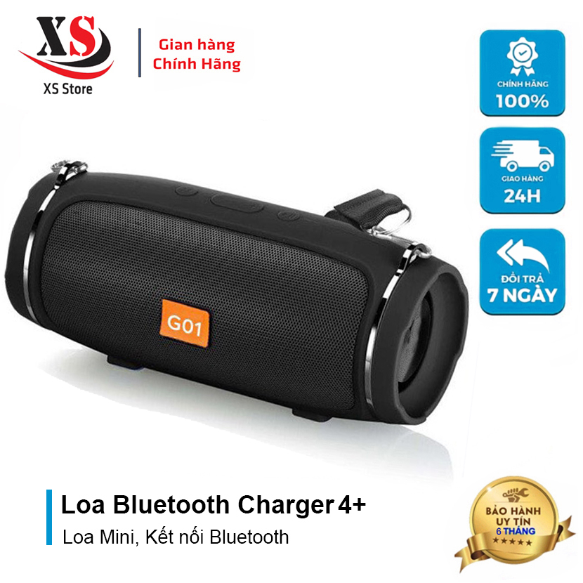 Loa Bluetooth Mini Charge 4+, Nhỏ Gọn, Âm Hay, Gắn Thẻ Nhớ - XS Store