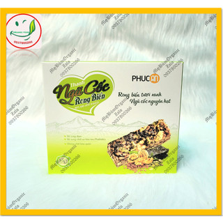 Thanh Cơm Lứt Ngũ Cốc Rong Biển Dinh Dưỡng Ăn Liền Phúc An -Thanh hạt dinh dưỡng,giảm cân, ăn kiêng (hộp 110gr)