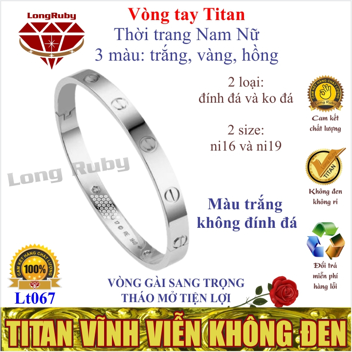 LẮC TAY TITAN NAM NỮ MÀU TRẮNG, VÀNG, HỒNG | VÒNG TAY THỜI TRANG ĐẸP - LT067T